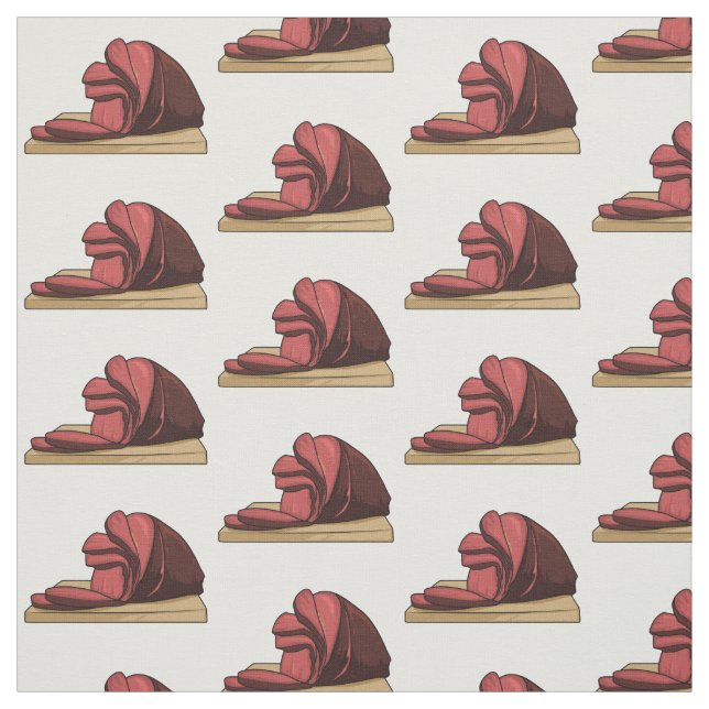 Tecido Ilustração de desenho animado de Ham (Modelo)