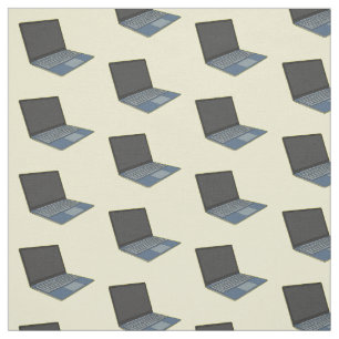 Tecido ilustração de desenho animado de laptop