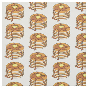 Tecido Ilustração de desenho animado de Pancake