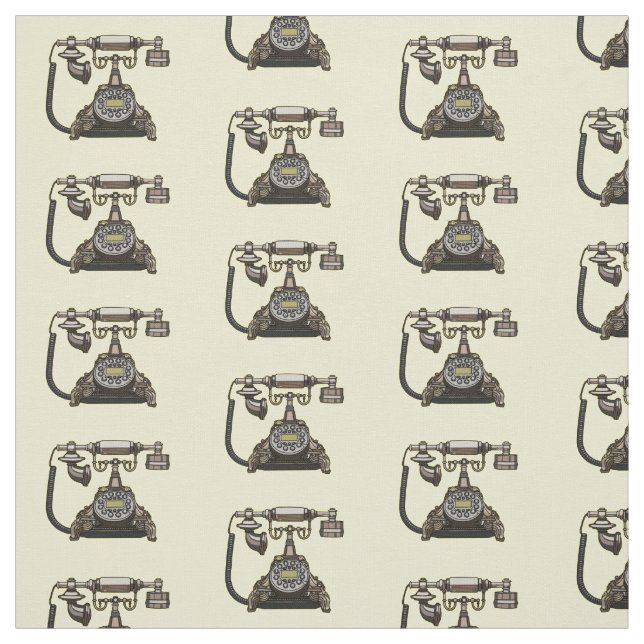 Tecido ilustração de desenho animado de telefone (Modelo)