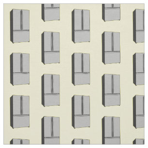 Tecido Ilustração de desenho animado do frigorífico franc