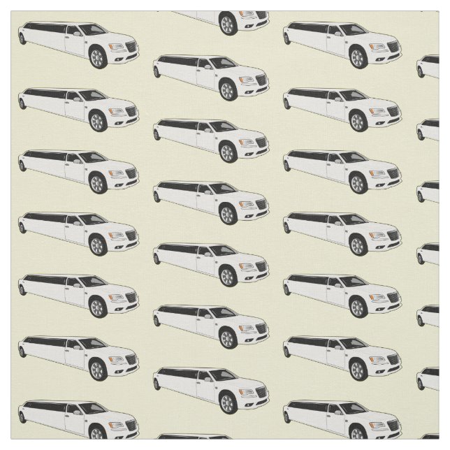 Tecido Ilustração de desenho da limusine (Modelo)