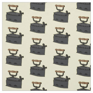 Tecido Ilustração de desenho de ferro do carvão