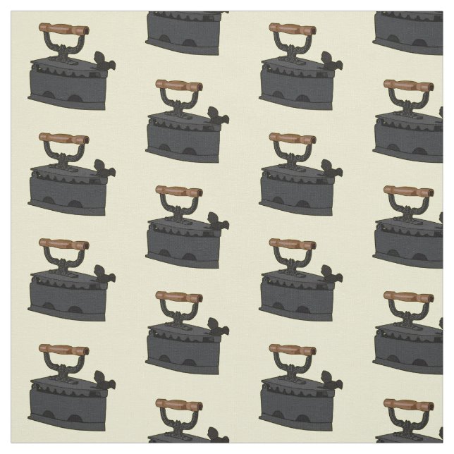 Tecido Ilustração de desenho de ferro do carvão (Modelo)