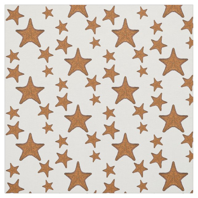 Tecido Ilustração de desenho de Starfish (Modelo)