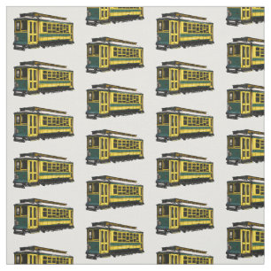 Tecido Ilustração de desenho do carrinho de Mata