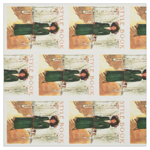 Tecido Ilustração de Moda do Livro de Estilos