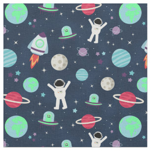 Tecido Ilustração de padrão de espaço