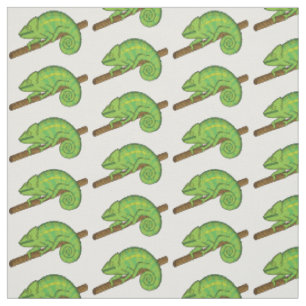 Tecido ilustração do camaleão de Parson