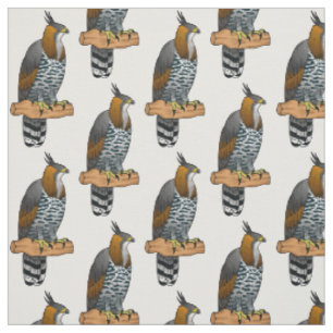 Tecido ilustração do desenho animado de aves de águia-orn