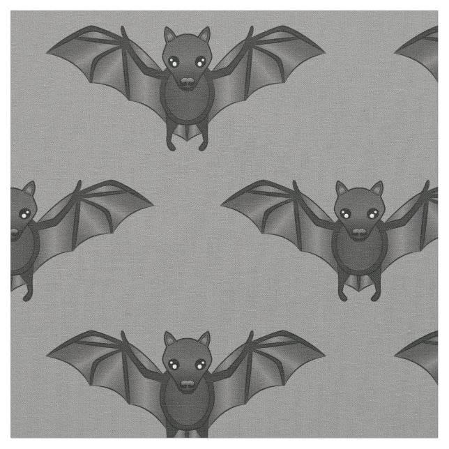 Tecido Ilustração do Padrão de Bat de Cartoon Bonito (Detalhe)