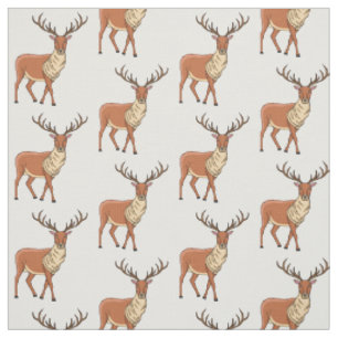 Tecido Imagem de desenho de Reindeer