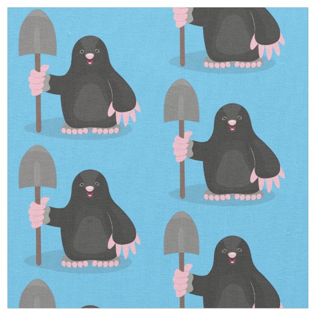 Tecido Imagem de desenhos animados alegres e bonitos (Detalhe)