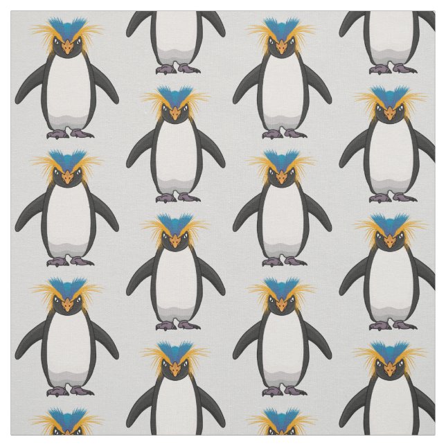 Tecido Imagem do desenho animado de pinguim macarrão-bran (Modelo)