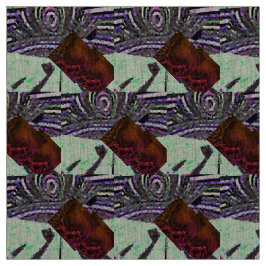 Tecido Imagem do mosaico com pistácio verde-claro