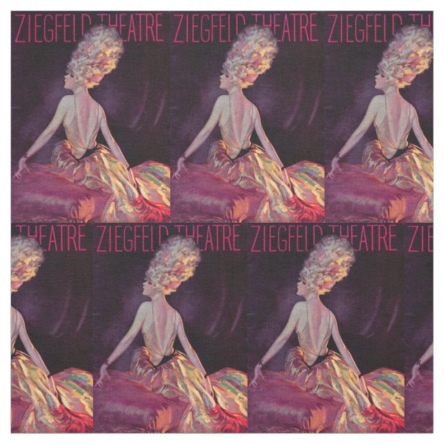 Tecido Impressão 1927 do cobrir do programa do teatro de (Modelo)