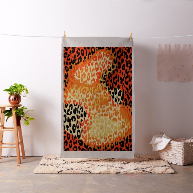 Tecido Impressão animal do leopardo #27 (In Situ)
