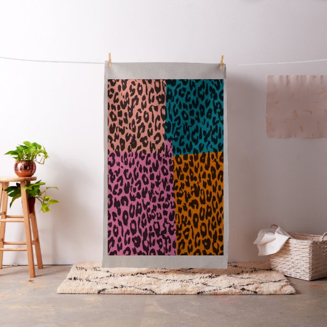 Tecido Impressão animal do leopardo #35 (In Situ)