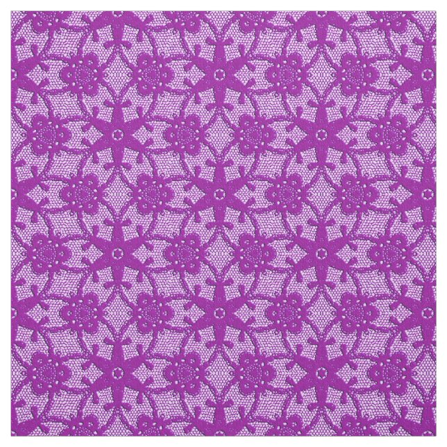 Tecido Impressão antigo do laço - roxo amethyst (Modelo)