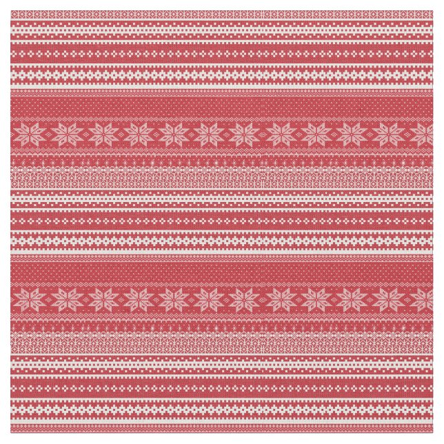 Tecido Impressão Clássica Fair Isle (Detalhe)