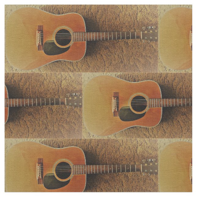 Tecido impressão da guitarra (Detalhe)
