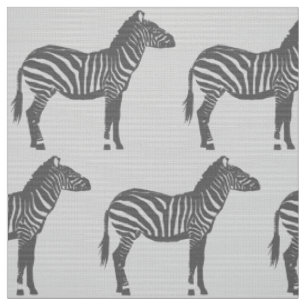 Tecido Impressão da zebra - máscaras do cinza/cinzas