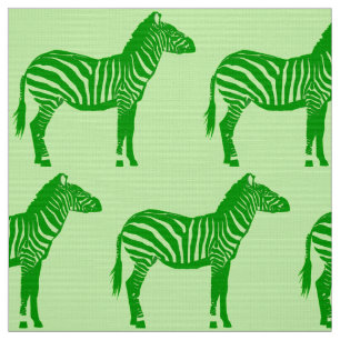 Tecido Impressão da zebra - máscaras do verde limão