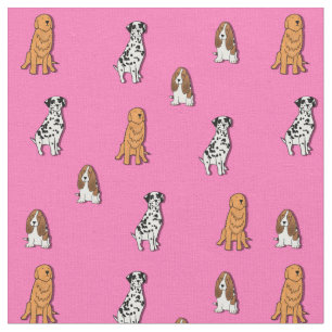 Tecido Impressão de cães