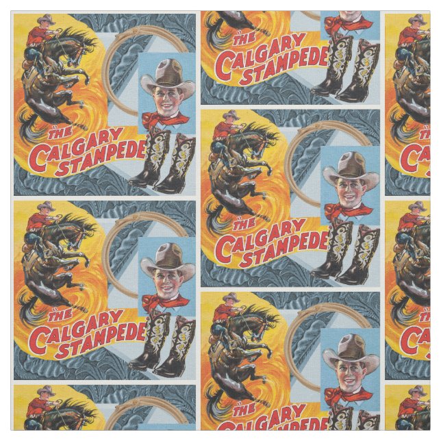 Tecido Impressão de Colagem Rodeio Ocidental (Modelo)