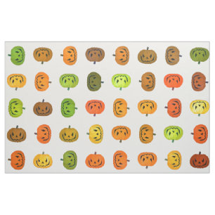 Tecido Impressão de Diversão Jack-O-Lanterna
