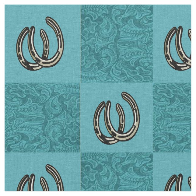 Tecido Impressão de Ferraduras de Impressão de Couro Arre (Detalhe)