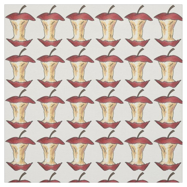 Tecido Impressão de Fruta de Núcleo de Maçã de Maçã Verme (Modelo)