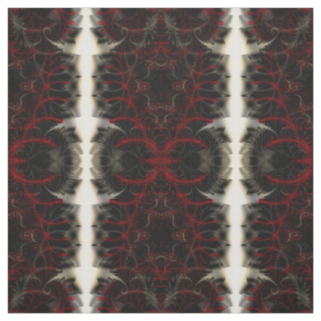 Tecido Impressão de Gótico de Padrão Fractal de Paisley S (Modelo)