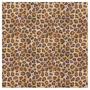 Tecido Impressão de Leopard de Textura Rústica