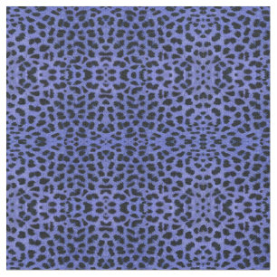 Tecido Impressão de Leopardo Azul