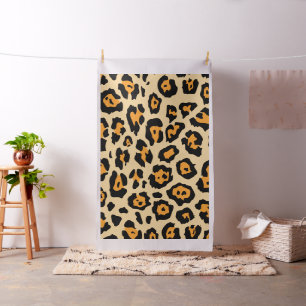 Tecido Impressão de Leopardo Bonito
