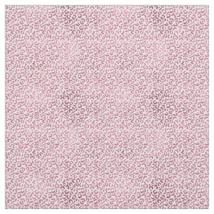 Tecido Impressão de Leopardo Rosa Glam