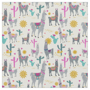 Tecido Impressão de Llama