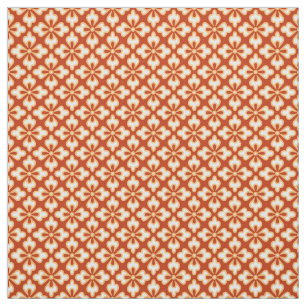 Tecido impressão de quimono floral, laranja