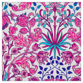 Tecido Impressão do jacinto de William Morris, rosa do