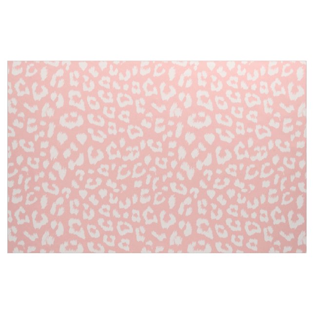 Tecido Impressão do Leopardo Cor-de-Rosa Esbranquiçada (Fat Quarter)