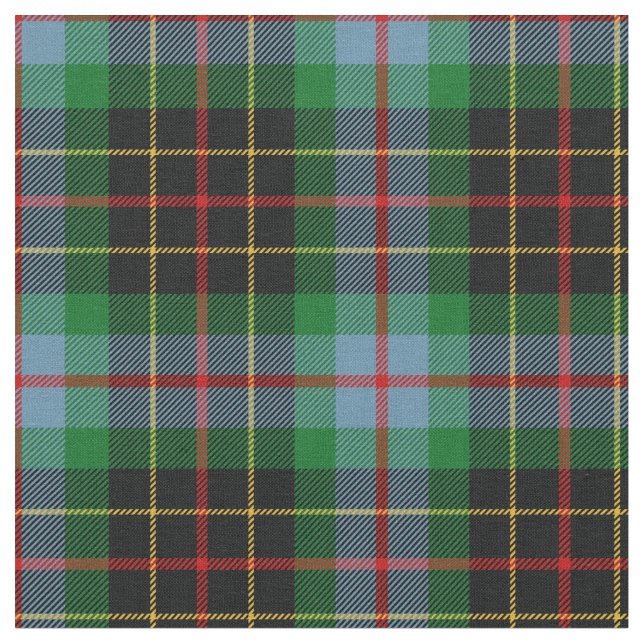 Tecido Impressão do Tartan da caça de Brodie (Detalhe)