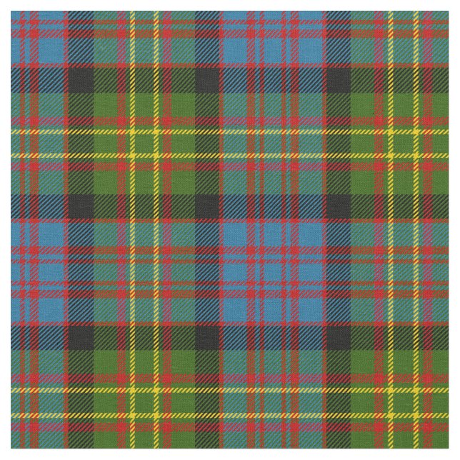Tecido Impressão do Tartan de Bowie (Detalhe)