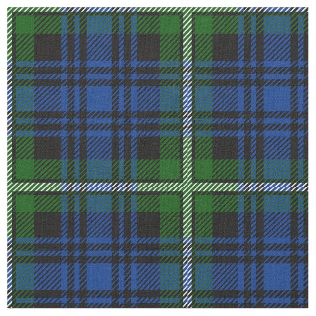 Tecido Impressão do Tartan de Forbes (Detalhe)