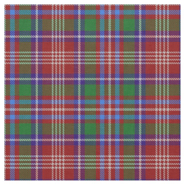 Tecido Impressão do Tartan de Ritchie (Detalhe)