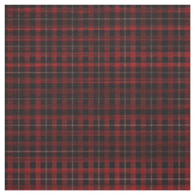 Tecido Impressão do Xadrez do Gótico Vermelho Suav (Modelo)