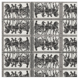 Tecido impressão dos antigos romanos