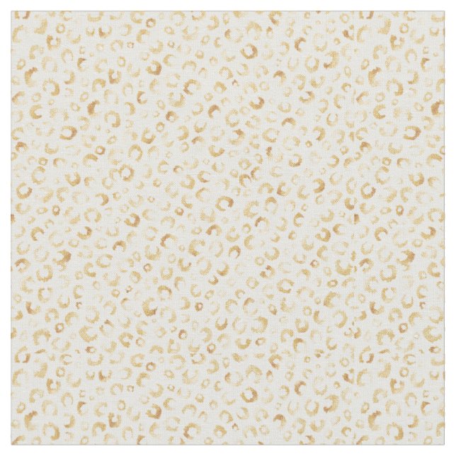 Tecido Impressão Dourada brilhante Elegante Leopard Anima (Detalhe)