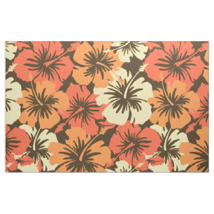Tecido Impressão floral havaiano da camisa do hibiscus