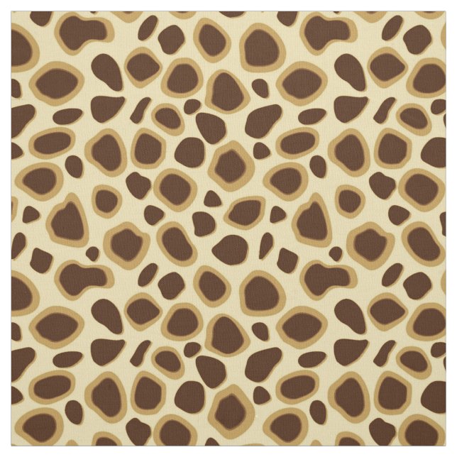 Tecido Impressão Leopardo - Castanho de Chocolate e Banho (Modelo)
